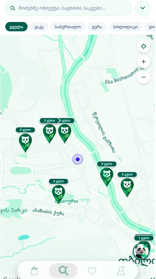 PandaBox Map & Discovery